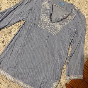 J. McLaughlin Embroidered Tunic